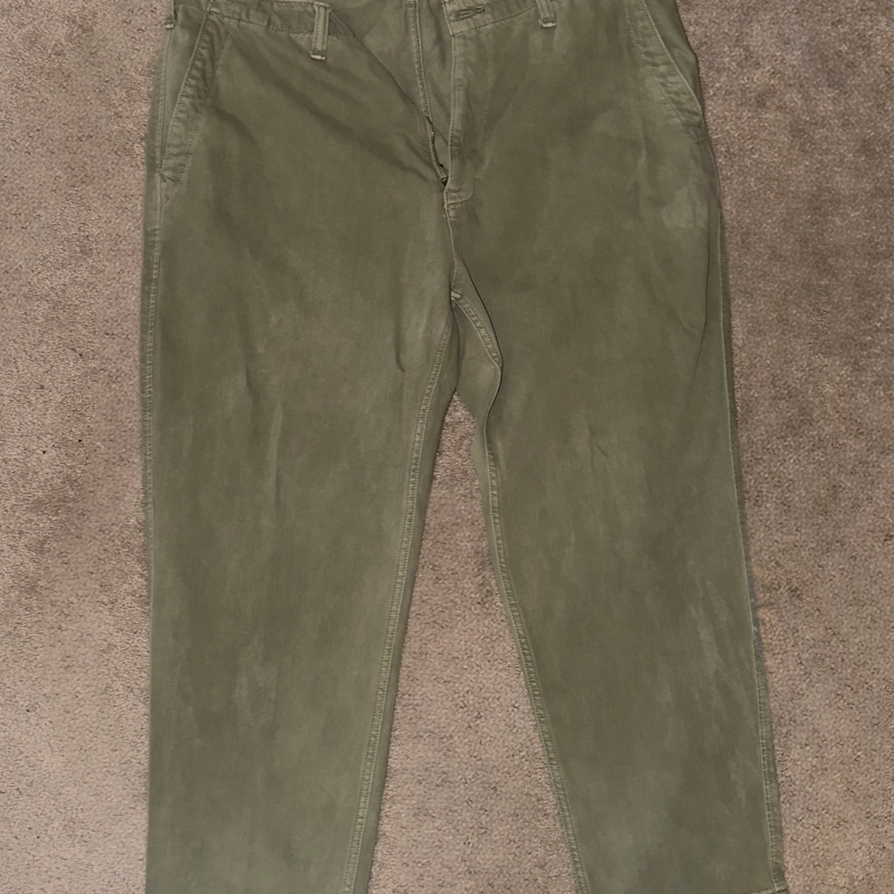 Abercrombie & Fitch Green Light Weight Jean Athletic Loose 40x30